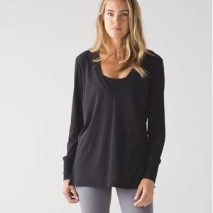 Lululemon Get Low Long Sleeve Black